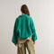 Piper Snap Button Collared Sweater Green-Sweater-Papermoon-S-Urbanheer
