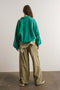 Piper Snap Button Collared Sweater Green-Sweater-Papermoon-S-Urbanheer