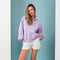 Piper Snap Button Collared Sweater Lavender-Sweater-Papermoon-S-Urbanheer