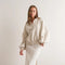 Piper Snap Button Collared Sweater-Sweater-Papermoon-S-White melange-Urbanheer