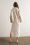 Piper Snap Button Collared Sweater-Sweater-Papermoon-S-White melange-Urbanheer