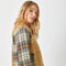 Plaid Sleeve Corduroy Jacket Camel-Jacket-Mystree-S-Camel-Urbanheer