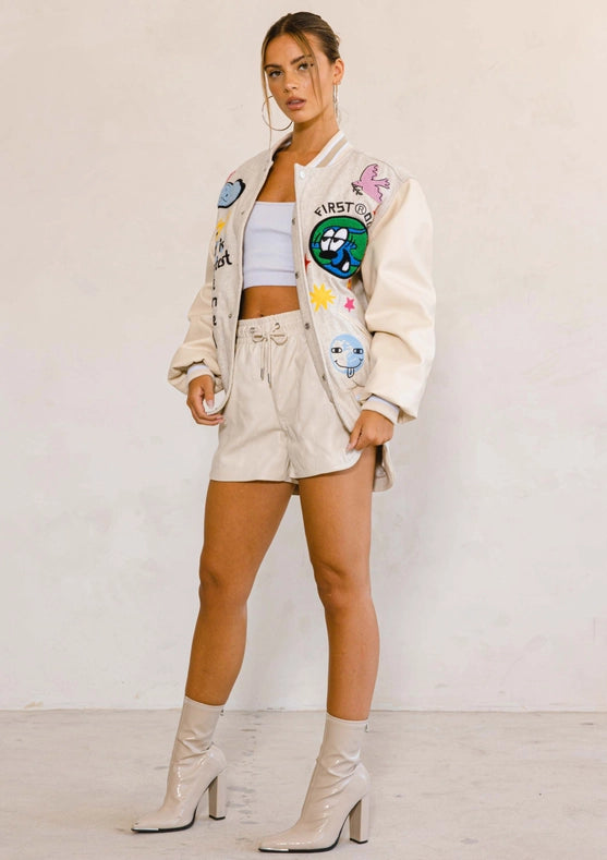 Planet Earth Varsity Jacket-Jacket-Vibrant M.i.U-XL-Urbanheer