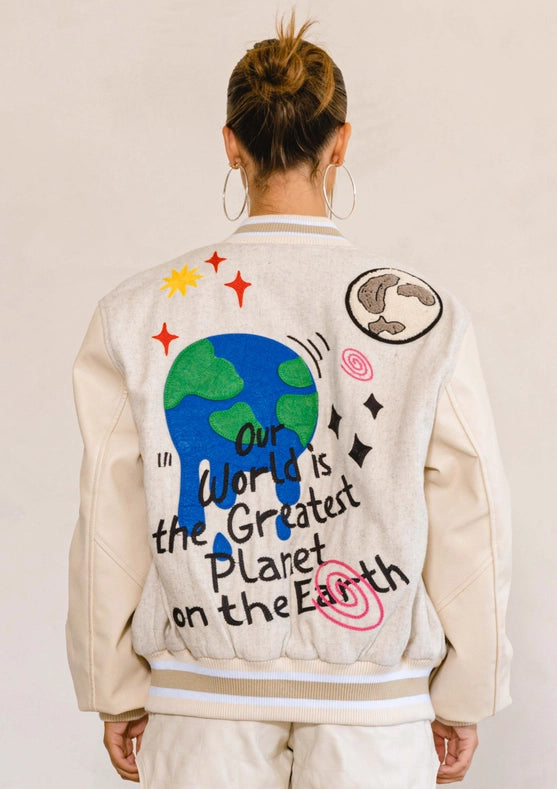 Planet Earth Varsity Jacket-Jacket-Vibrant M.i.U-XL-Urbanheer