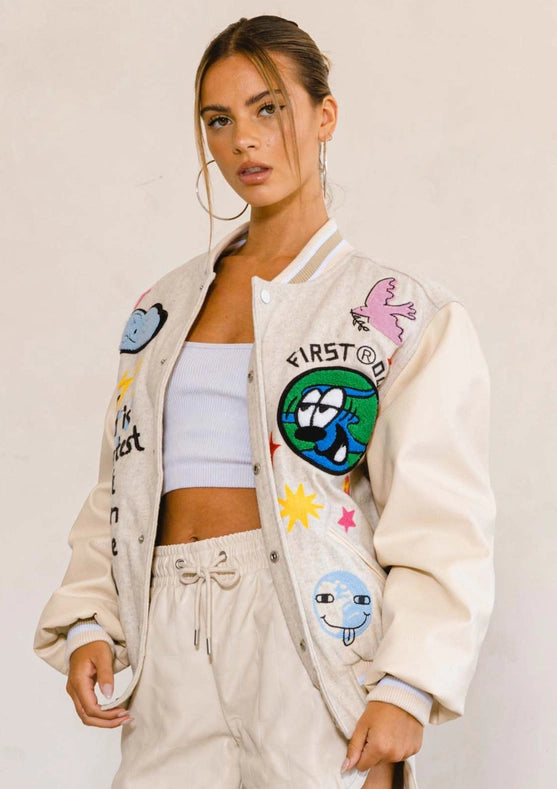 Planet Earth Varsity Jacket-Jacket-Vibrant M.i.U-XL-Urbanheer