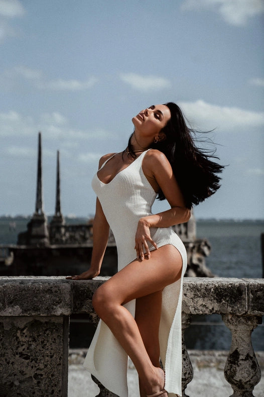 Playa Dress Ivory-Dress-Marlina Boutique-XS-Urbanheer