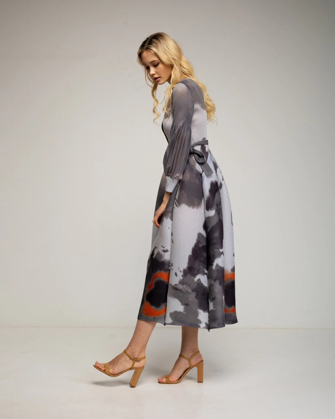 Pleated Midi Dress-Dress-Tantra-YOUR-Flock-Urbanheer