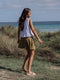 Pleated Sleeveless Linen Top Moorea in White-Top-MagicLinen-XS-White-Urbanheer