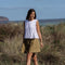 Pleated Sleeveless Linen Top Moorea in White-Top-MagicLinen-XS-White-Urbanheer