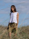 Pleated Sleeveless Linen Top Moorea in White-Top-MagicLinen-XS-White-Urbanheer