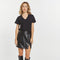 Pleather Skirt with Slit - Madison Skirt BLACK-Skirt-Weekend Los Angeles-XS-BLACK-Urbanheer