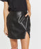 Pleather Skirt with Slit - Madison Skirt BLACK-Skirt-Weekend Los Angeles-XS-BLACK-Urbanheer