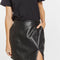 Pleather Skirt with Slit - Madison Skirt BLACK-Skirt-Weekend Los Angeles-XS-BLACK-Urbanheer