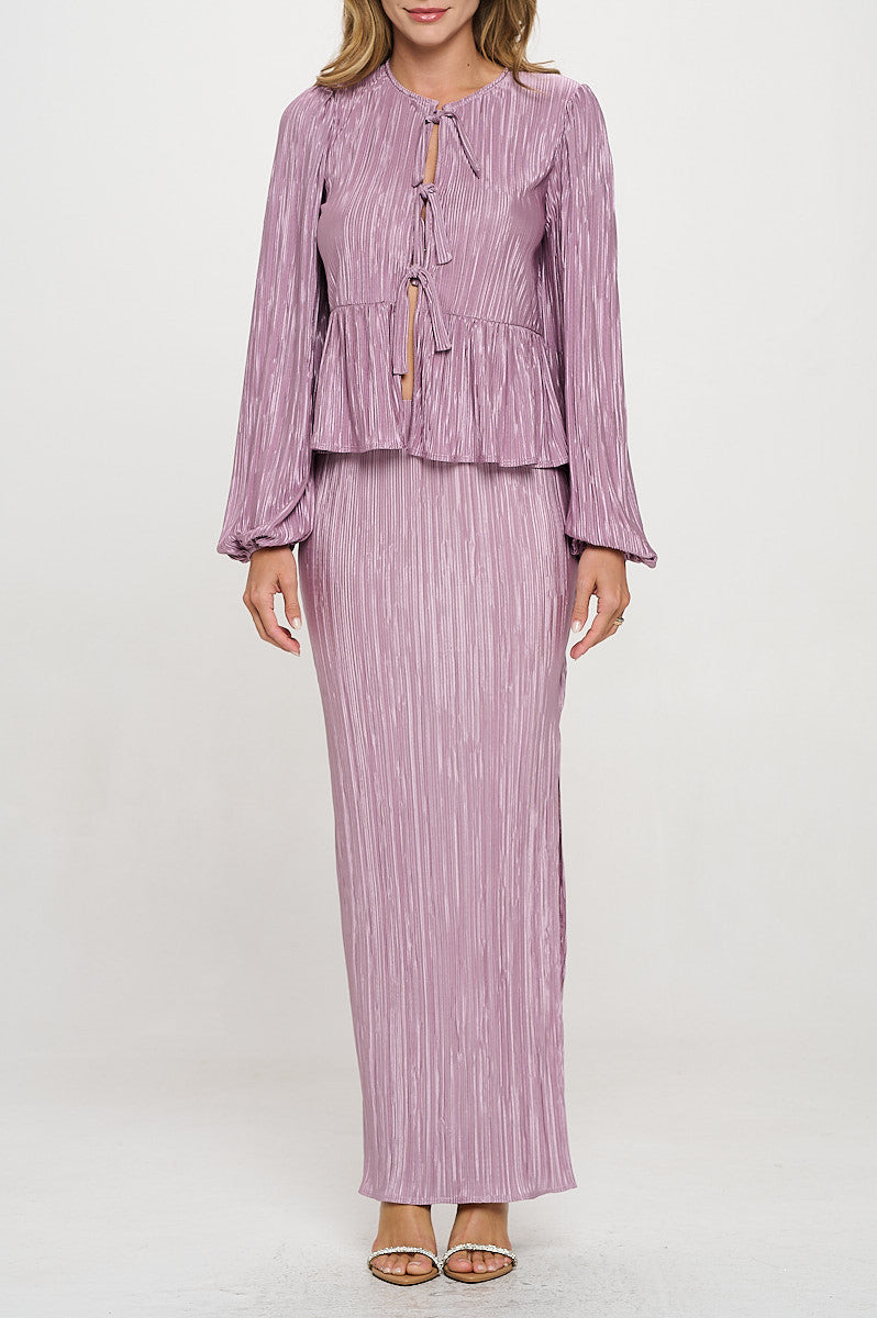 Plisse Solid Button Down Top with Collar-New Arrival-Reneecollection-Small-MAUVE-Urbanheer