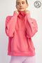 Plus Size Modal Scuba Quarter Zip Pullover