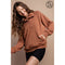 Plus Size Modal Scuba Quarter Zip Pullover