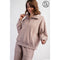 Plus Size Modal Scuba Quarter Zip Pullover