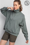 Plus Size Modal Scuba Quarter Zip Pullover