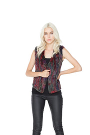 Plush Patchwork Vest-Vest-Adore-S-Urbanheer