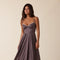 Polka Dot Lace Layered Fit&Flare Midi Dress