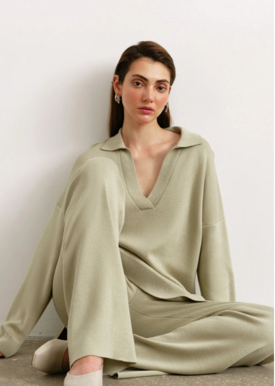 Pollo Collar Detail Oversized Jumper-Jumper-Nenya Fashion Limited-XS/S-Caramel-Urbanheer