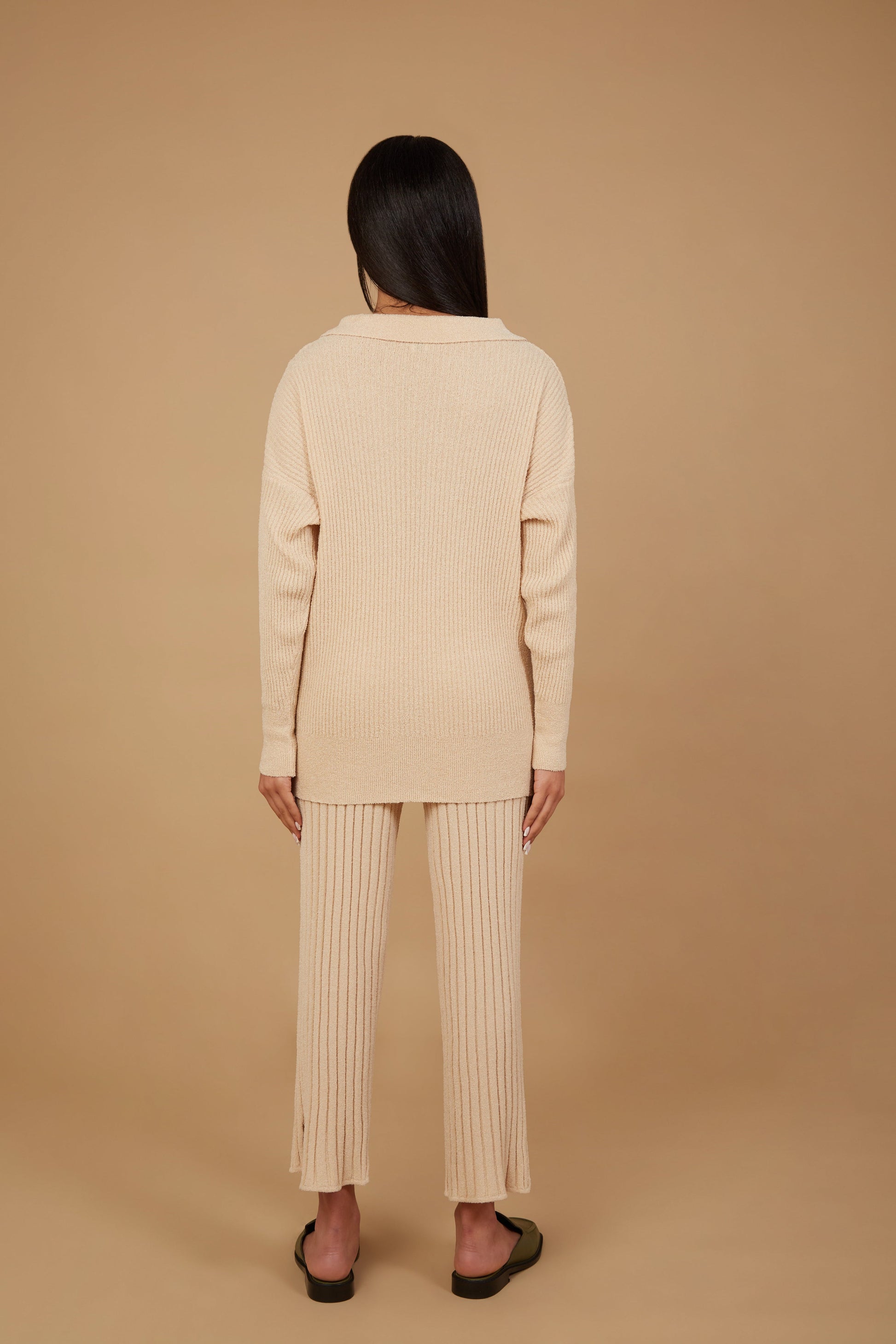 Polo Con Scollo Profondo - Calipso-POLO CON SCOLLO V-Tenné-S-NERO-Urbanheer