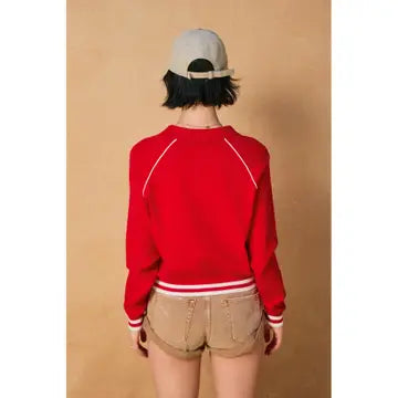 Polo Contrast Trim Sweater