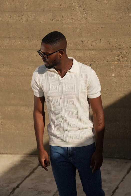 Polo Mosaic Perola-Polo Shirt-DONATO-XL-Urbanheer