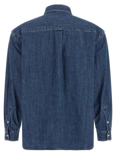 Polo Ralph Lauren Denim Shirt With Logo Embroidery