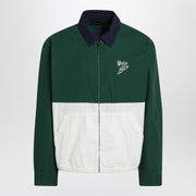 Polo Ralph Lauren Green/white/blue zippered jacket with logo