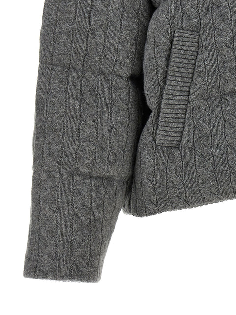 Polo Ralph Lauren Knitted Braided Down Jacket