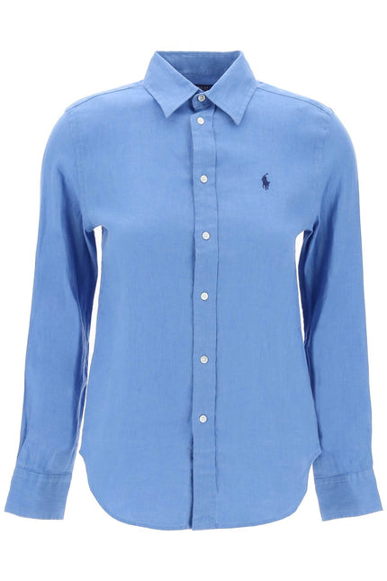 Polo Ralph Lauren Linen Canvas Shirt For Men/W-women > clothing > shirts and blouses > shirts-Polo Ralph Lauren-Urbanheer