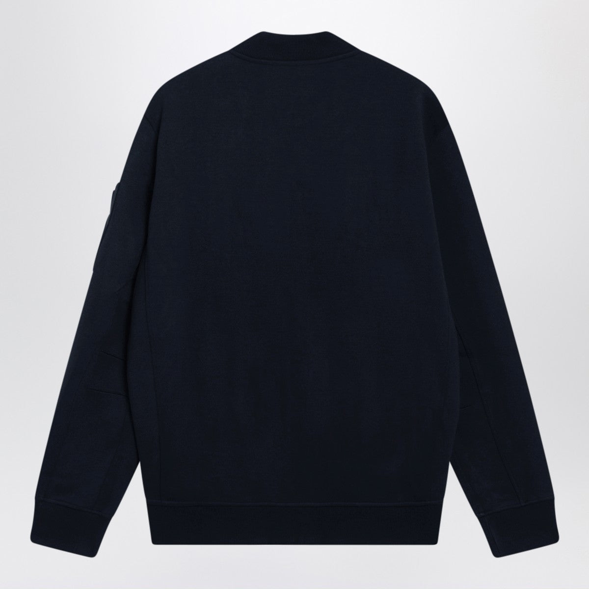 Polo Ralph Lauren Navy blue zip-up cotton-blend sweatshirt