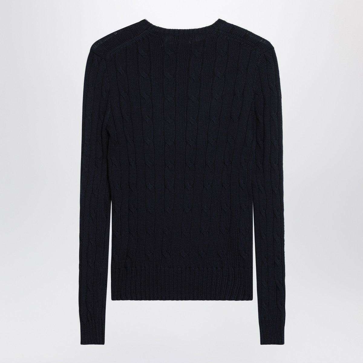 Polo Ralph Lauren Navy cotton cable-knit sweater