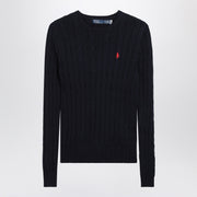 Polo Ralph Lauren Navy cotton cable-knit sweater