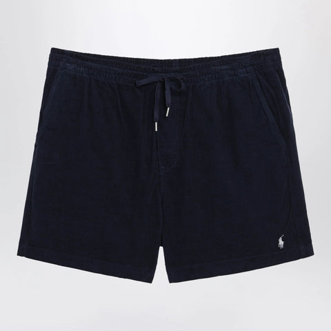 Polo Ralph Lauren Navy ribbed Classic-Fit shorts