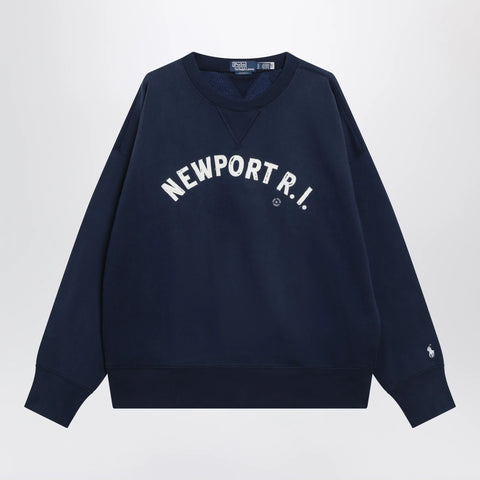 Polo Ralph Lauren Navy sweatshirt with embroidery Vintage-Fit