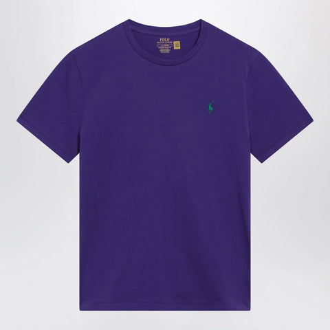 Polo Ralph Lauren Purple Custom Slim-Fit cotton T-shirt