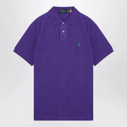 Polo Ralph Lauren Purple cotton Custom Slim-Fit polo shirt