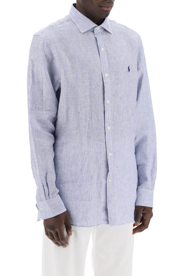 Polo ralph lauren slim fit linen shirt-men > clothing > shirts-Polo Ralph Lauren-Urbanheer