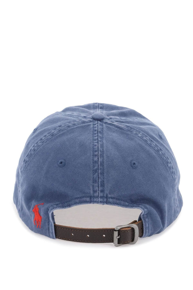 Polo ralph lauren baseball cap in twill with embroidered flag-women > accessories > hats and hair accessories > hats-Polo Ralph Lauren-Urbanheer