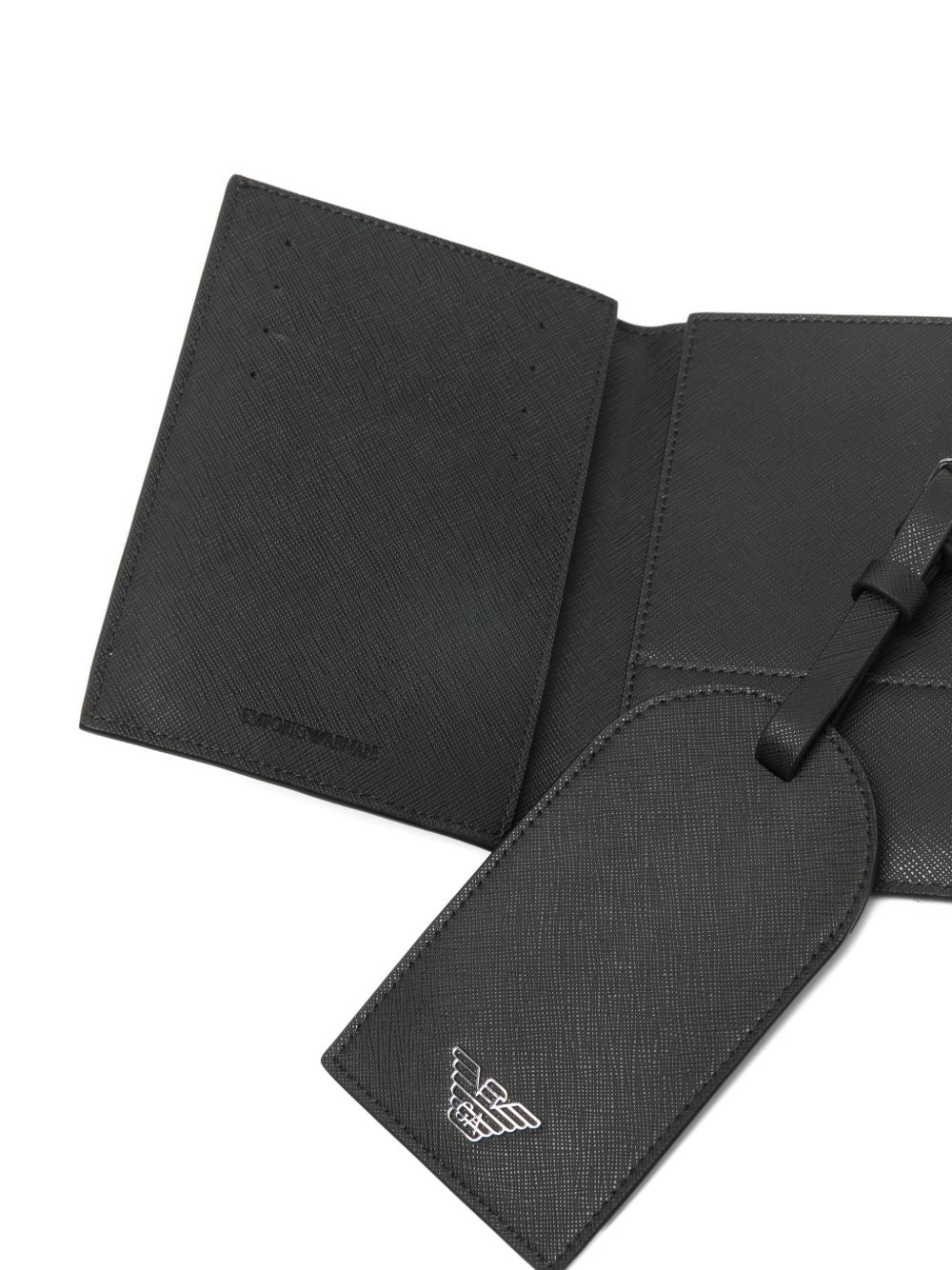 Polyurethane Saffiano Travel Passport Holder