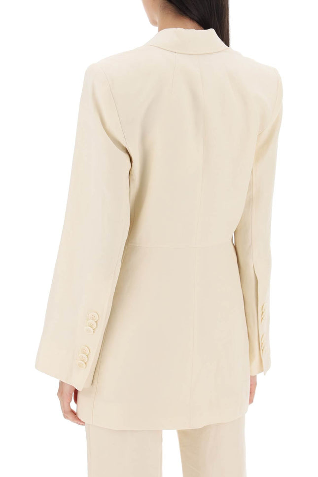 Porter Linen Blend Blazer-women > clothing > jackets and blazers > blazers and gilets-By Malene Birger-Urbanheer