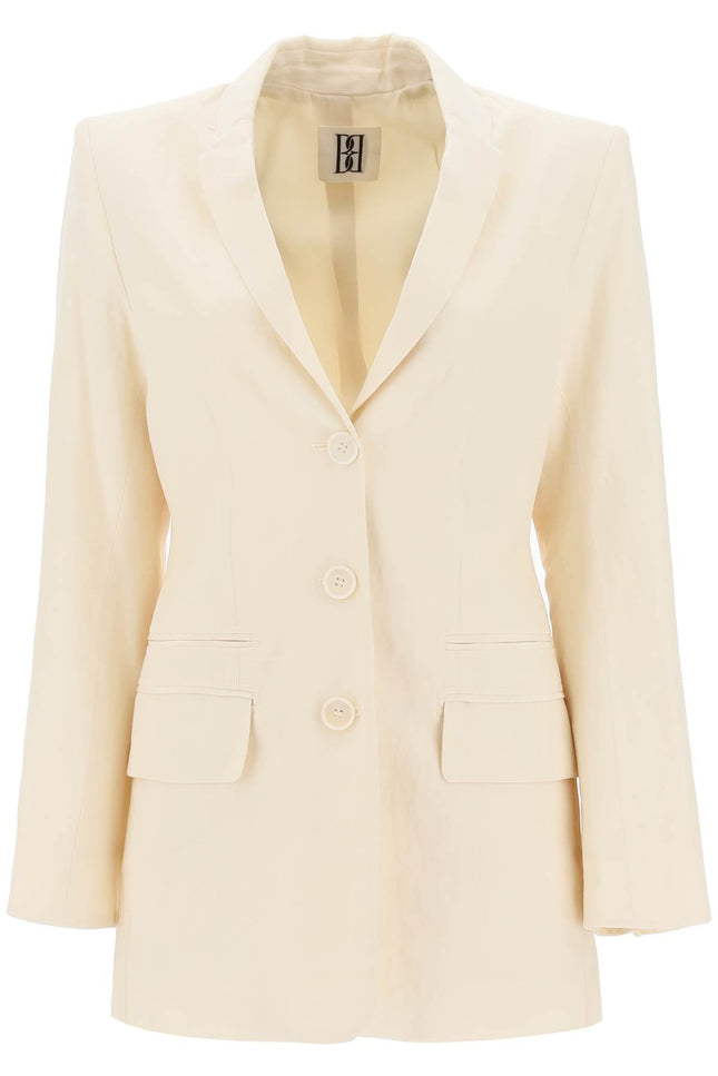Porter Linen Blend Blazer-women > clothing > jackets and blazers > blazers and gilets-By Malene Birger-Urbanheer