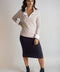 Power Vee 'Sweater' Sweatshirt - Camel