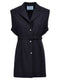 Prada Belt Wool Vest