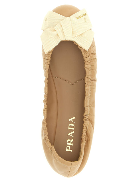 Prada Bow Ballet Flats