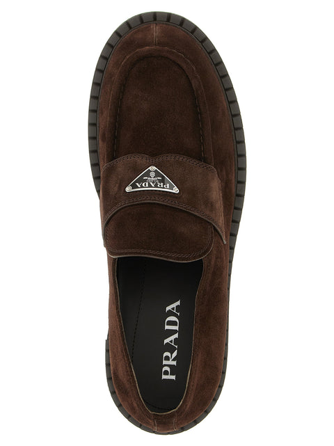 Prada Double Chocolate Loafers