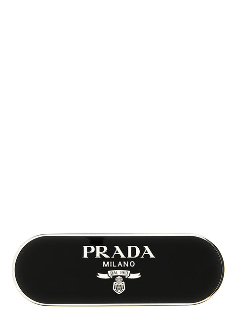 Prada Logo Hair Clip