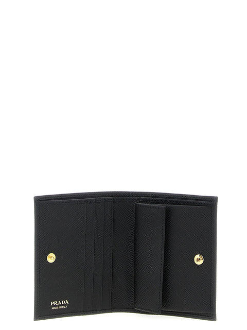 Prada Logo Leather Wallet
